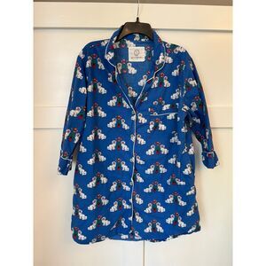 Print Fresh‎ matching spaniels sleep shirt size medium EUC